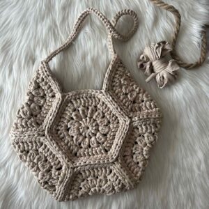 torebka na szydełku summer bag