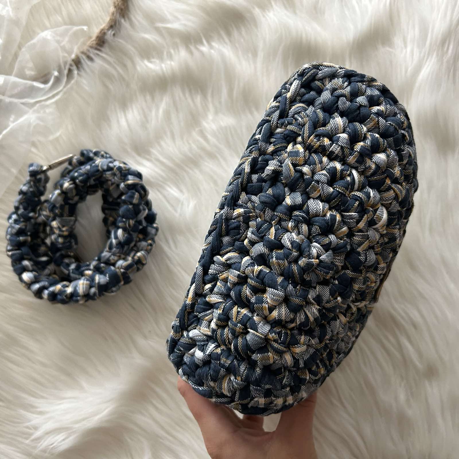 torebka na szydełku moon bag