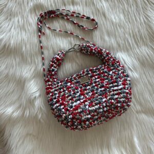 torebka na szydełku mini egg bag